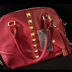 Steve Madden Bhelena Studs Purse - limited edition wine color! Brand new with tags. 