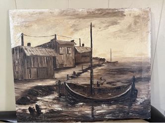 1960’s signed oil painting