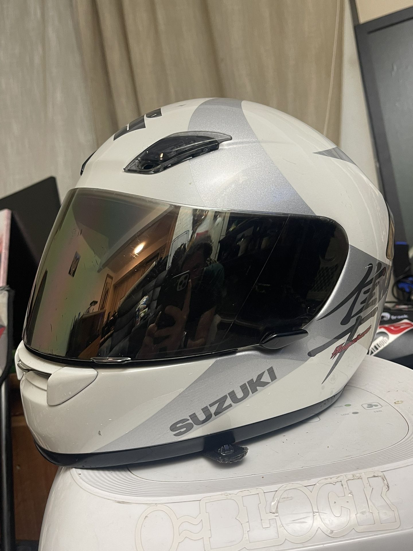 shoei casco gt-air graphic dauntless tc-6 X-15 Proxy Helmet Unique Motorcycle Helmets Designs Size:Large (45L) style_The_Backpack The integrated Shoei Comlink