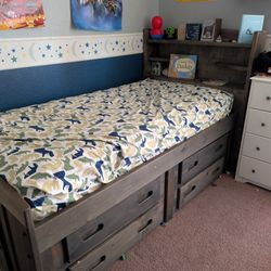 Twin Bed With Storage 