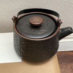  24oz Black Matte TEAPOT  with Lid BRAND NEW