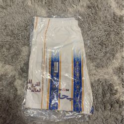 Supreme Arabic Logo White Shorts DEADSTOCK NEW