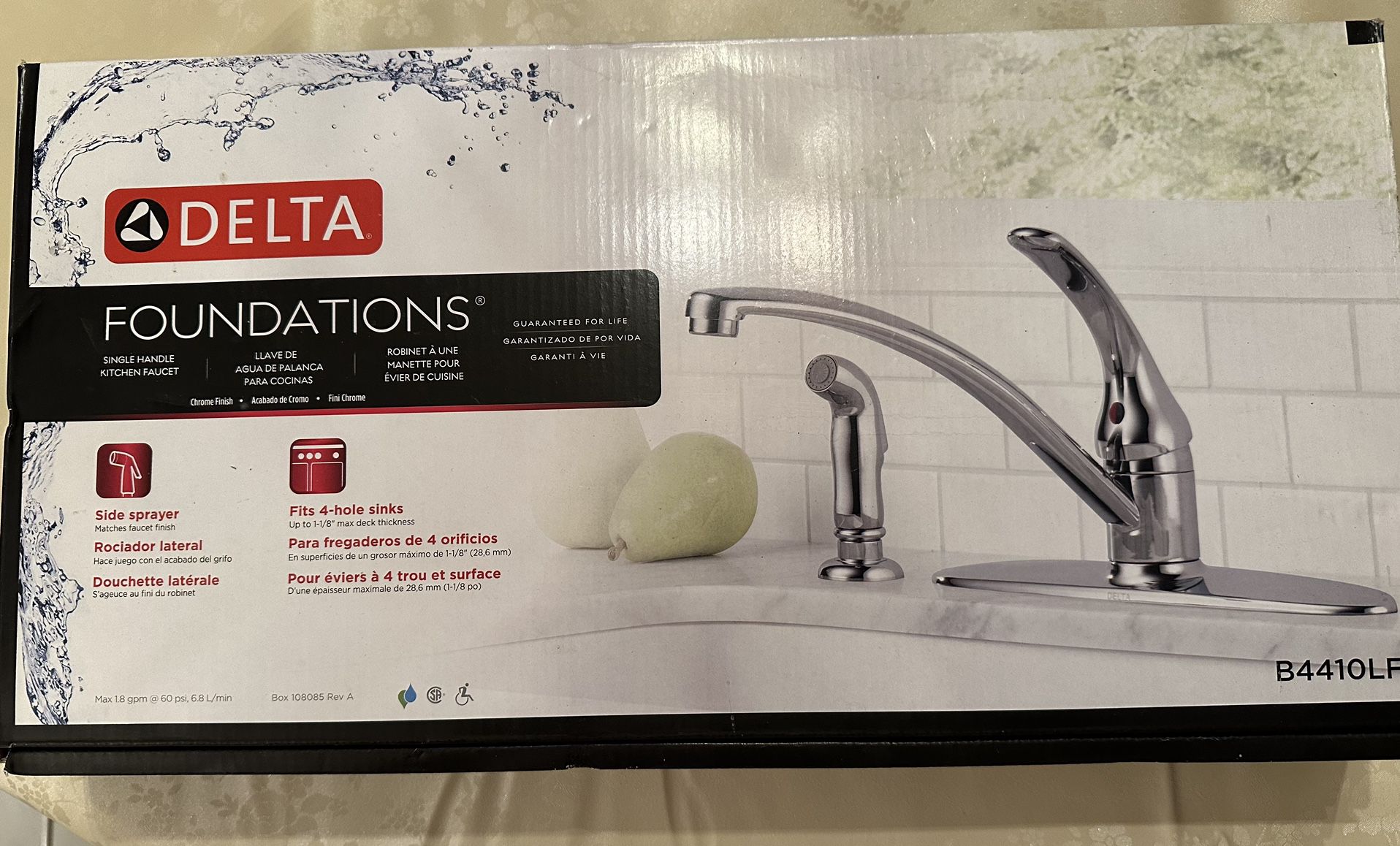 Kitchen Faucet with Sprayer-BRAND NEW