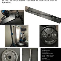 Weight Set ! Read description for prices!