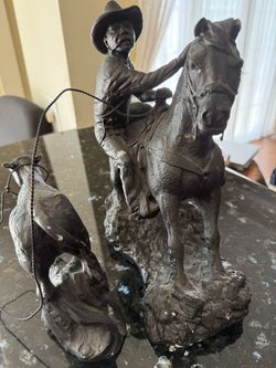 Bronze statue