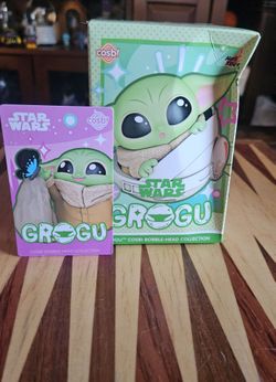Hot Toys Grogu Cosbi Bobble-Head Collection