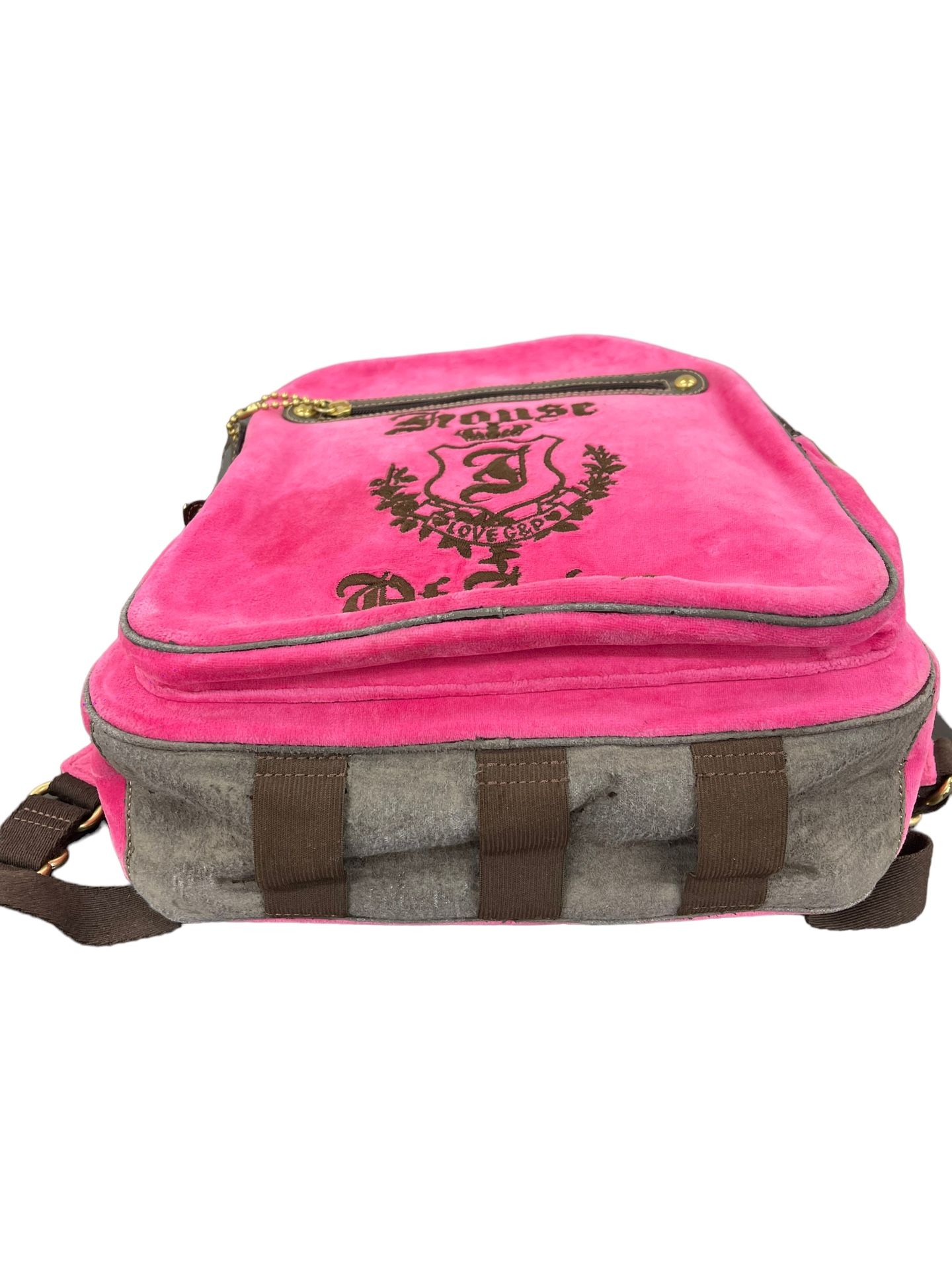 Juicy Couture Y2K Velour Pink Backpack VERY RARE HTF! display picture 1