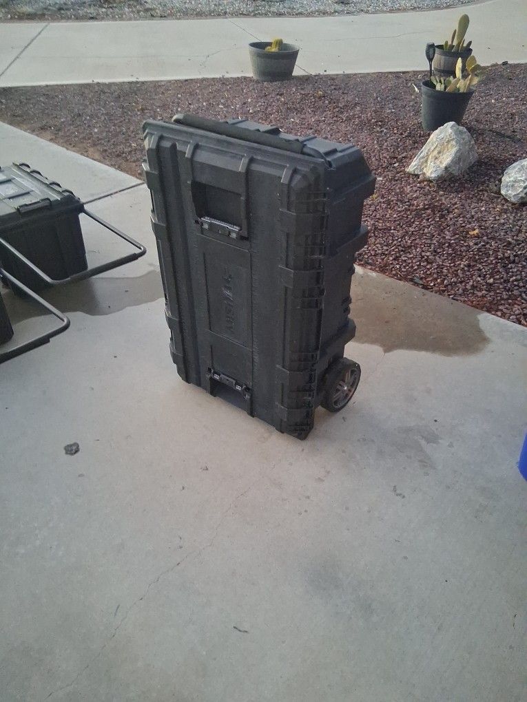 Husky Pack Out Tool Box Mobile Secure Storage