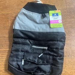 New! Top Paw Fleece Lined Reflective Winter Coat Jacket Dog Medium