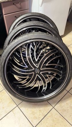 24 INCH WHEELS AND TIRES 5x115 & 5x120