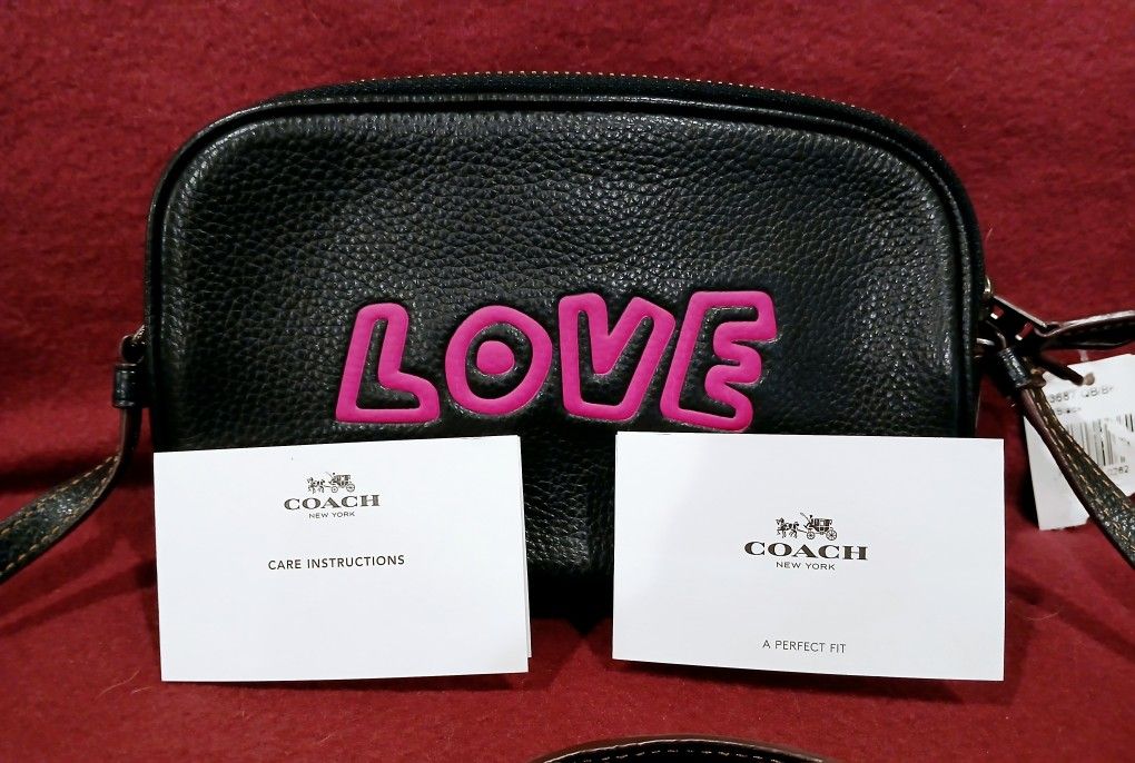 Coach X Keith Haring Black Crossbody Bag *NEW*