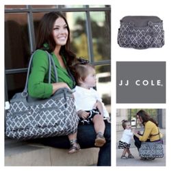 JJ Cole satchel diaper bag