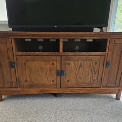 Mission Style entertainment/TV stand