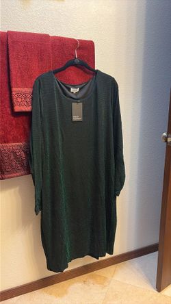 Dress - black and green - size 24w - new