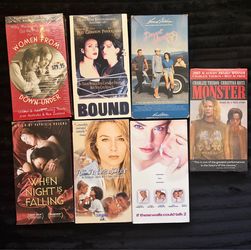 Rare VHS Lesbian Movies - Lot of 7