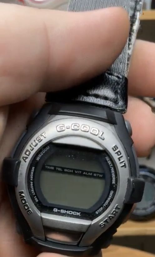 Vintage Casio G-Shock G-Cool GT-004 Digital Watch Mod No. 1633