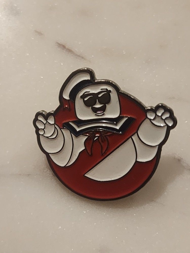 Cool Ghost Busters Stay Puff Enamel Pin