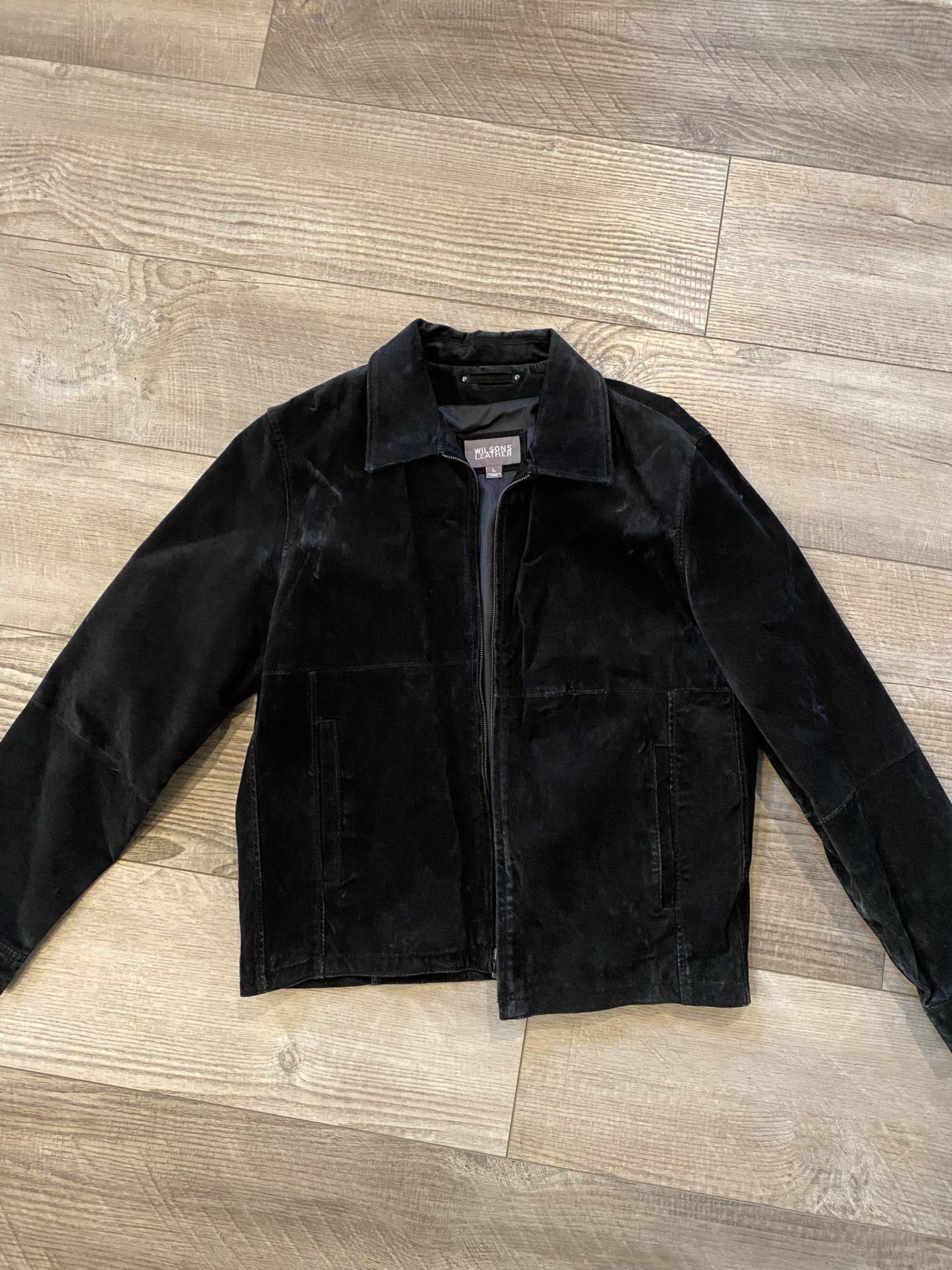 Mens Wilson’s Leather Suede Jacket Large
