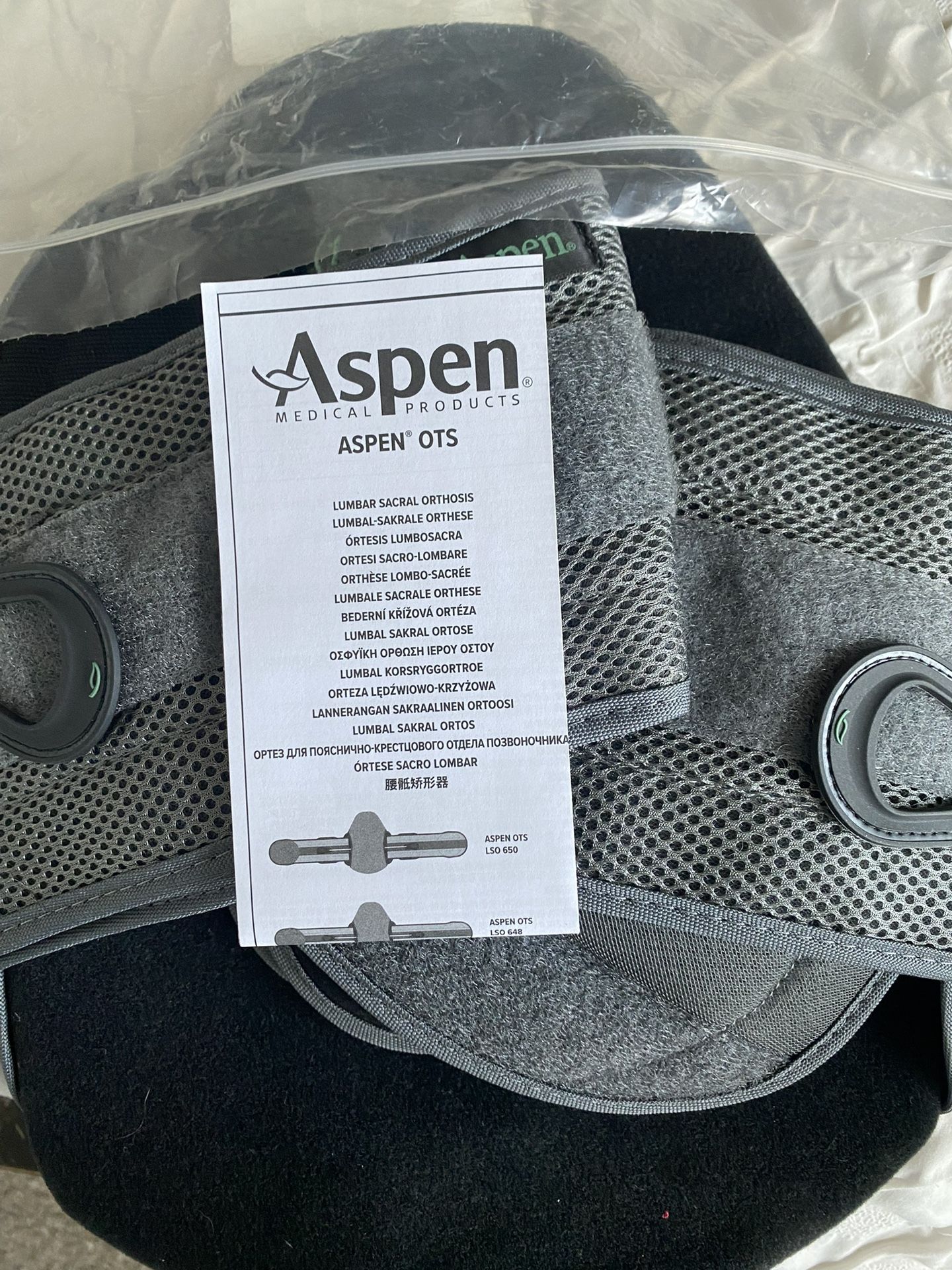 Aspen Medical Back Brace