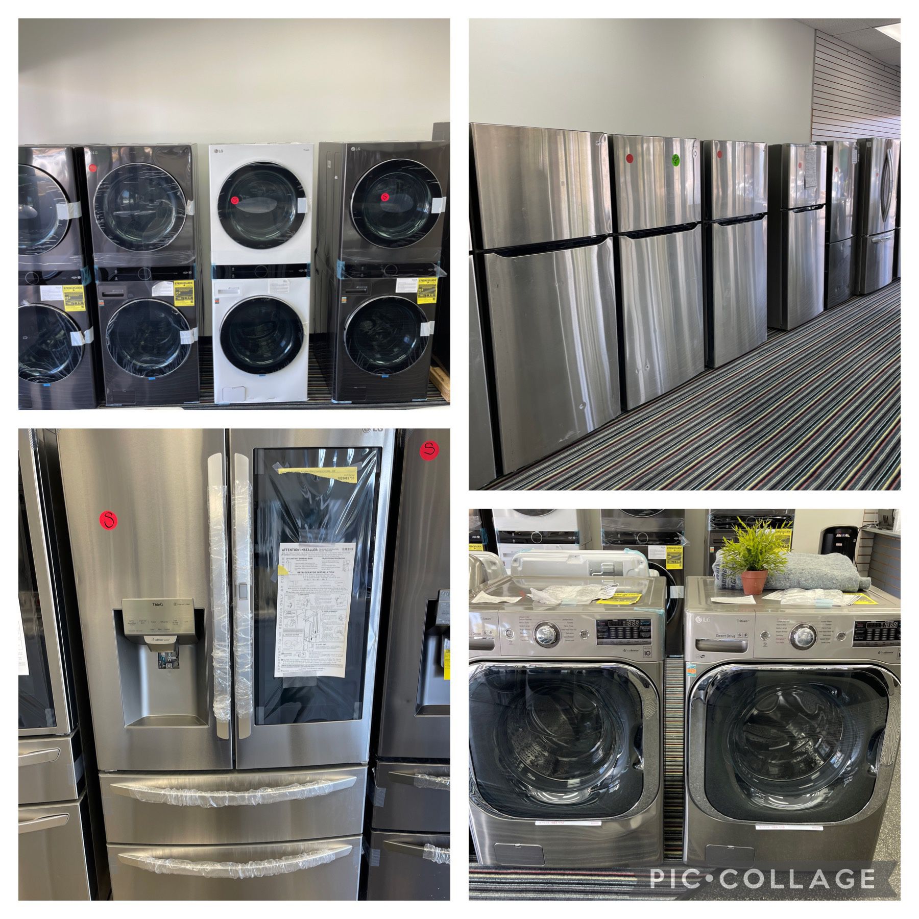 New dent & scratched Washers, Dryers, Refrigerator, Dishwasher, Stove, And More!