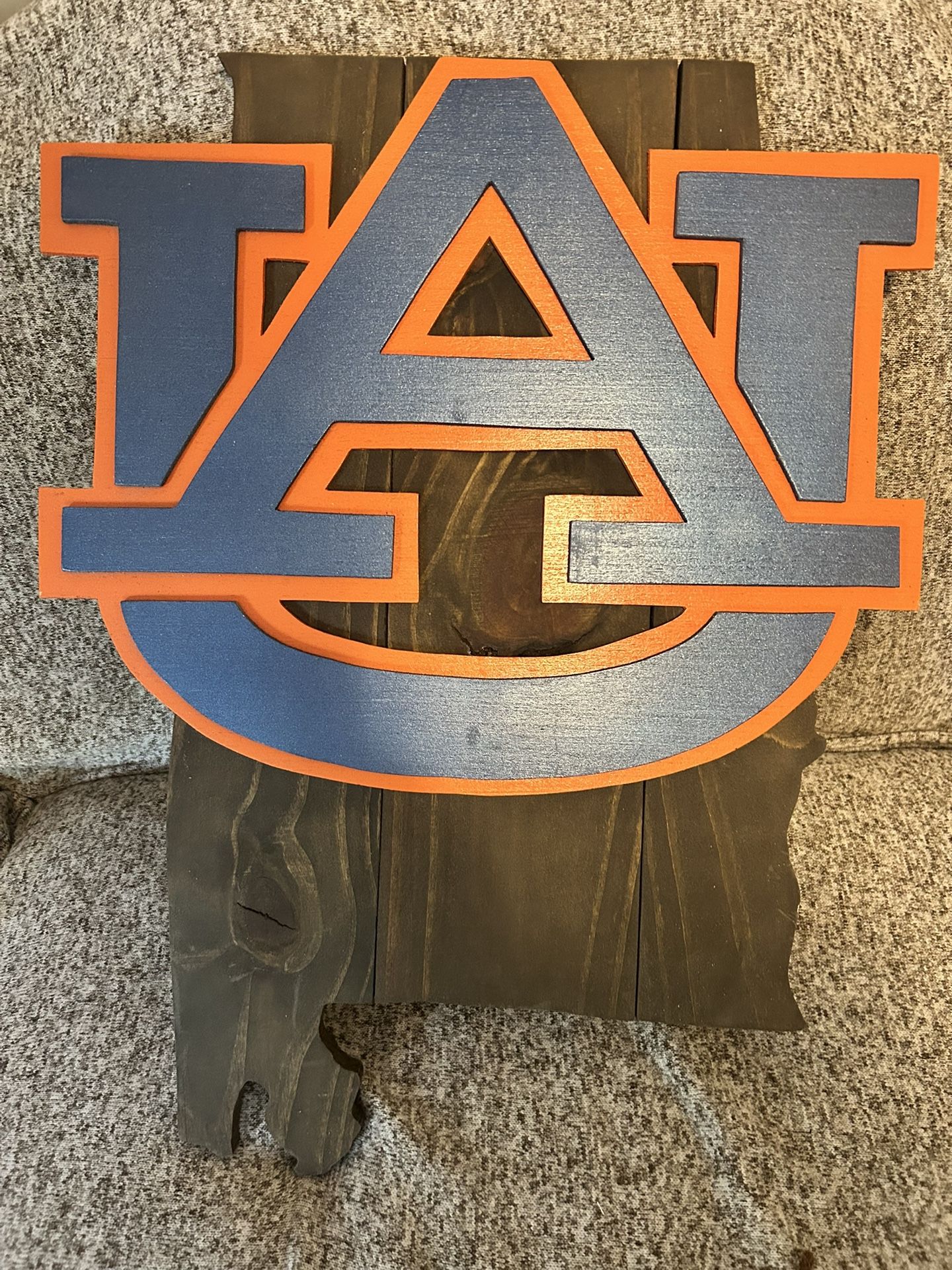 Auburn Tigers Wood Sign
