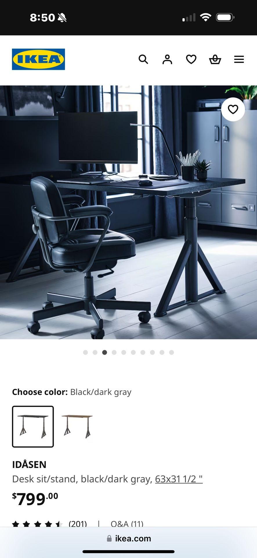 IKEA Stand Up Table Desk