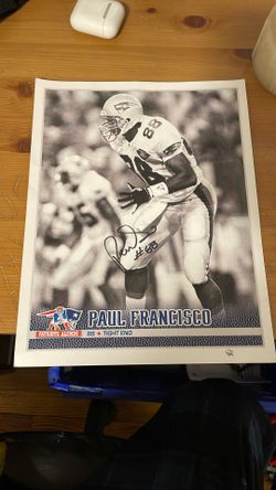 PAUL FRANCISCO AUTOGRAPH