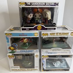 Collection of 5 jumbo Funko Pop