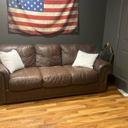 Leather Couch 
