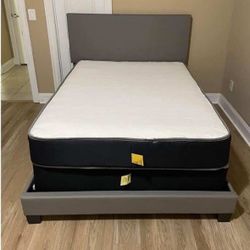 FREE DELIVERY! QUEEN SIZE BED , MATTRESS & BOX SPRING! $350  