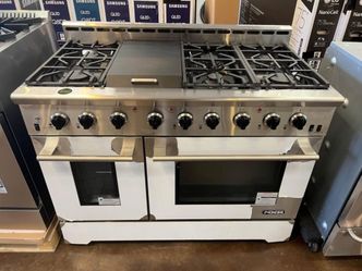 Gas sto ve 48 Inch Wide NXR Stainless Steel