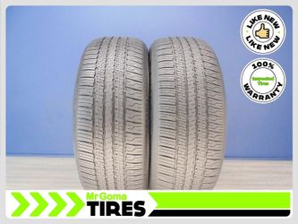 SET OF 2 DUNLOP GRANDTREK PT21 235/55R19 USED TIRES 7.8/32 TREAD 101V 2355519