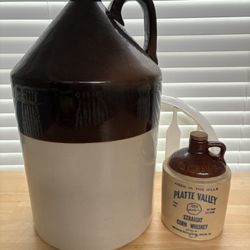 Stoneware JUGS x 2 for sale 1 x MCCORMICK