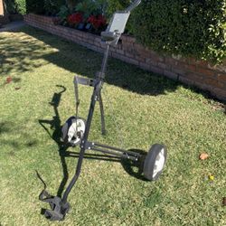 Golf bag pushcart