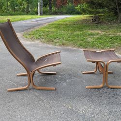 1970s Mid Century Lounge Chair in the Style of Westnofa