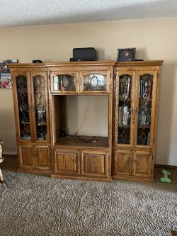 Oak Entertainment Center