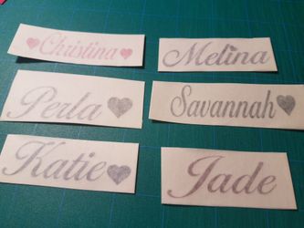 Custom name tags/labels