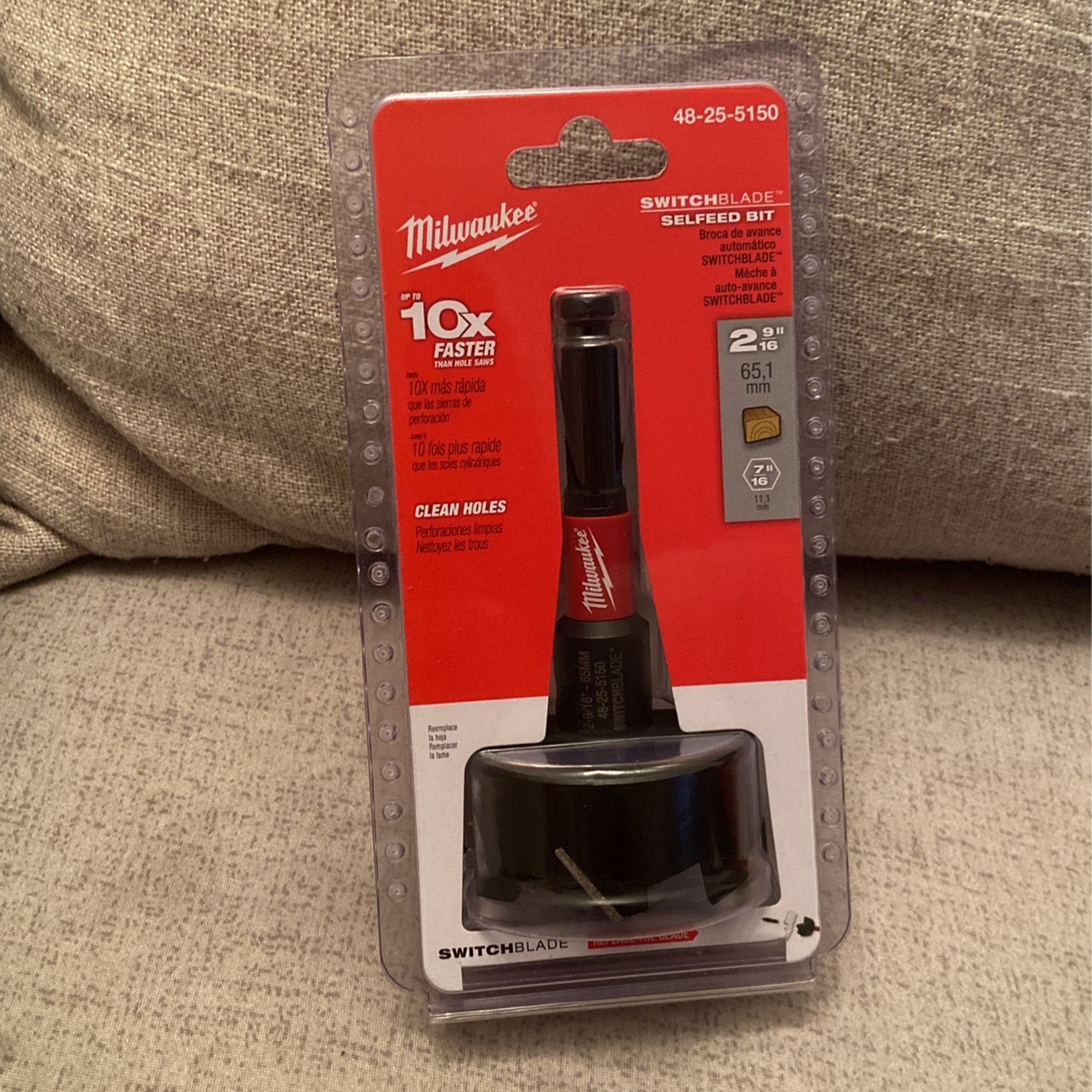 Milwaukee 2 9/16 in. Switchblade Selfeed Drill Bit $55 or best offer oh mejor Oferta