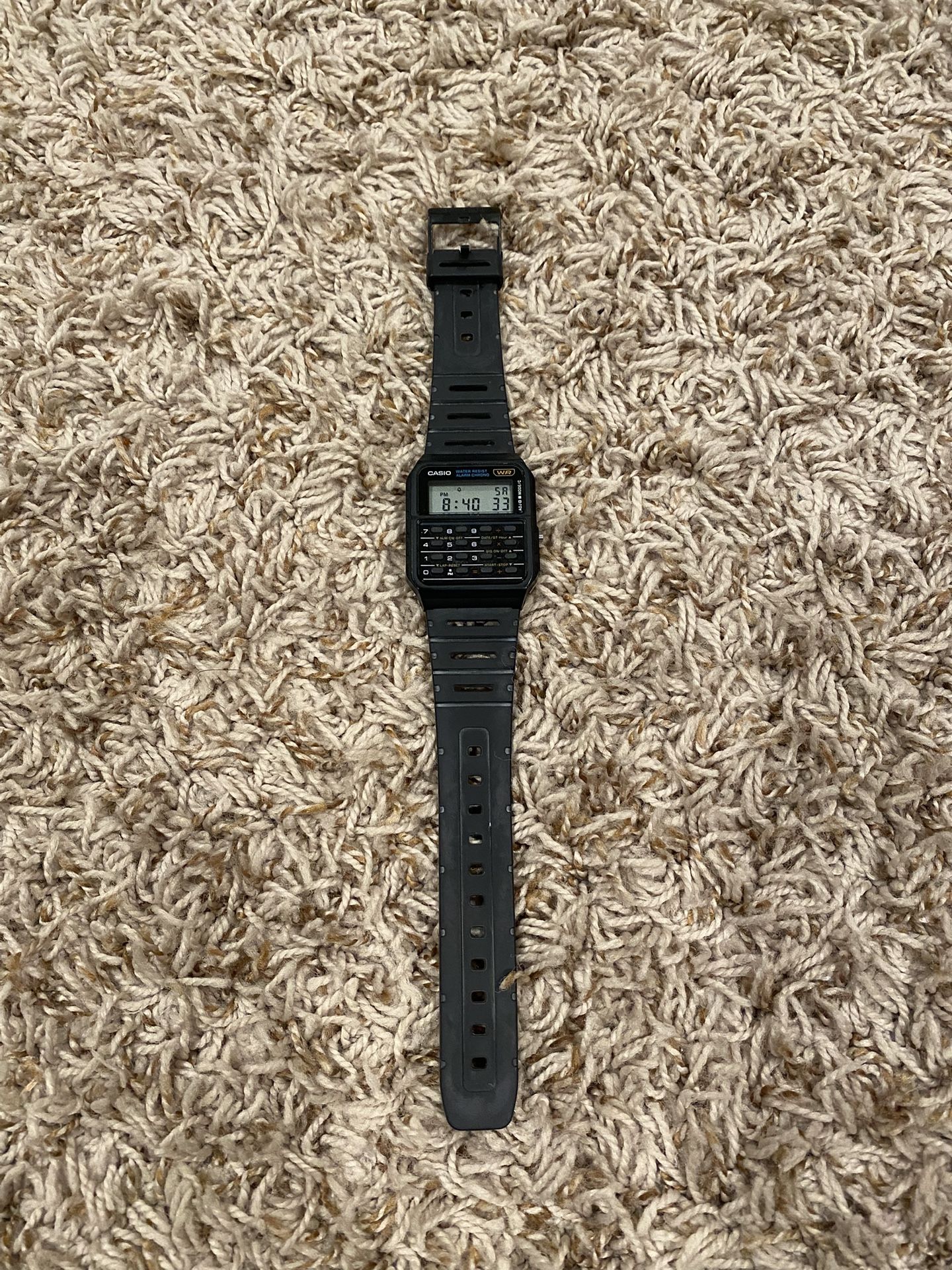Casio calculator watch