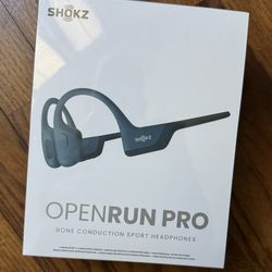 Shokz Open Run Pro Open Ear Bone Conduction Sports Headphones Headset Openrun