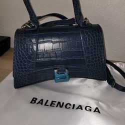 BALENCG Hourglass Small Top Handle Bag/ Designer Bag/ Purse/ Luxury Bag/ Cartera Dama.