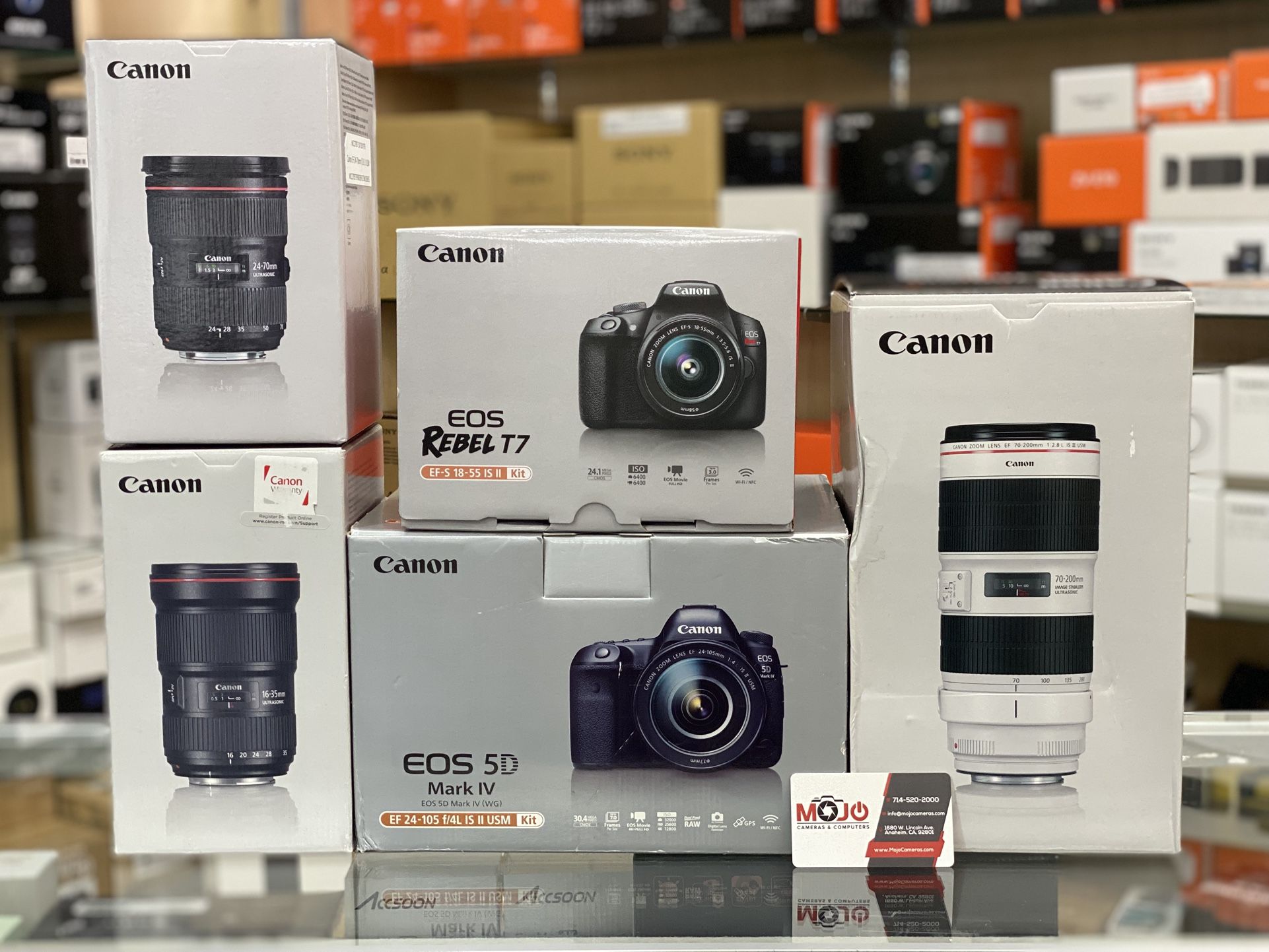 Canon DSLR Cameras And Lenses