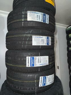 235/55/18 KUMHO 4 llantas nuevas instaladas y balanceadas