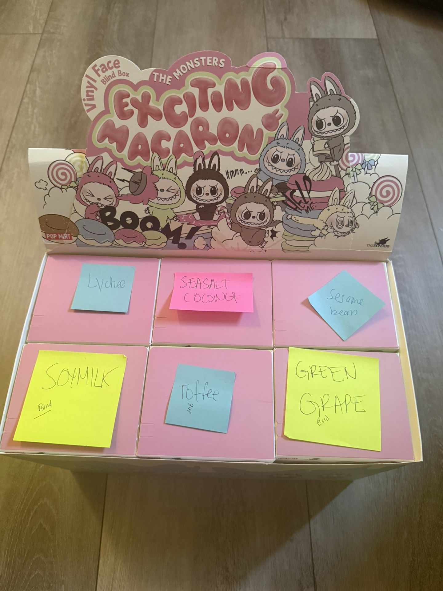 The Monsters PopMart Exciting Macarons 100% Authentic  Full set 