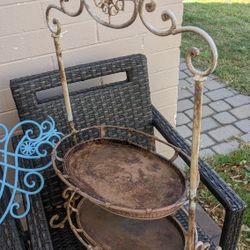 Vintage Wrought Iron Stand