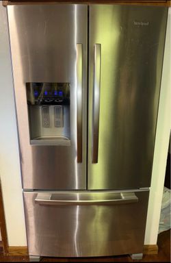 Whirlpool French door fridge