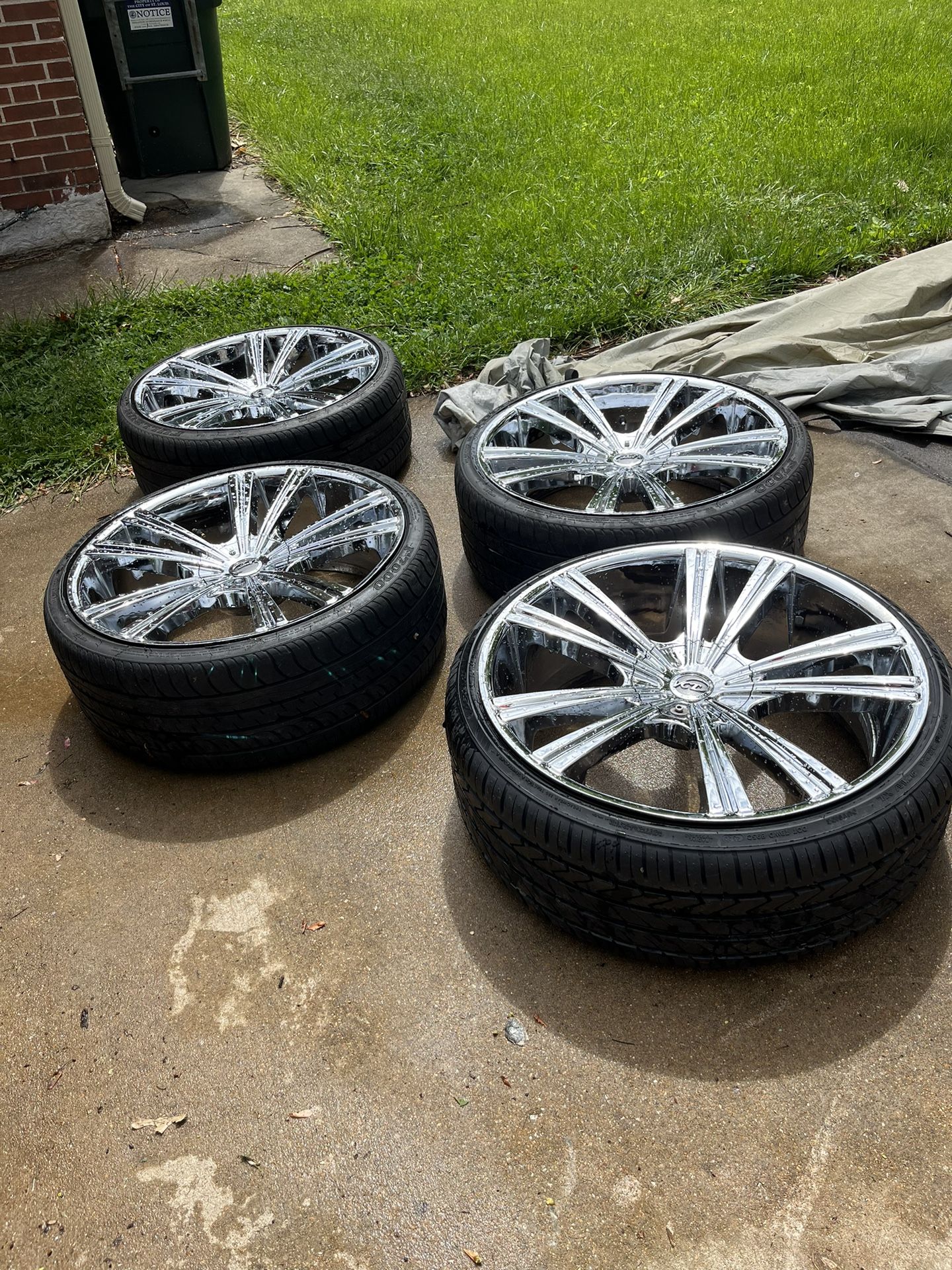 24” Rims, And Tires
