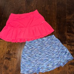 Size small athletic skirts