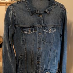 Women's Jean Jacket Size L
