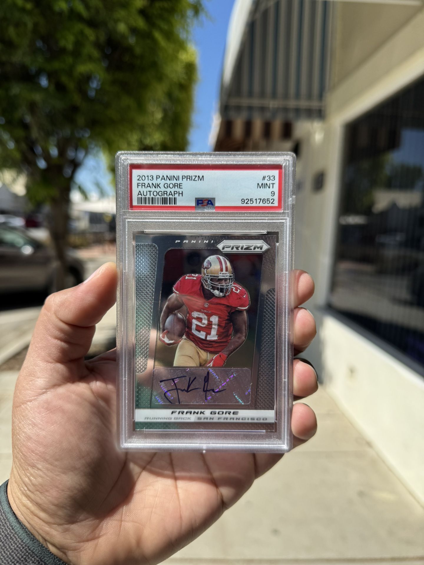Frank Gore Auto (Football Card)